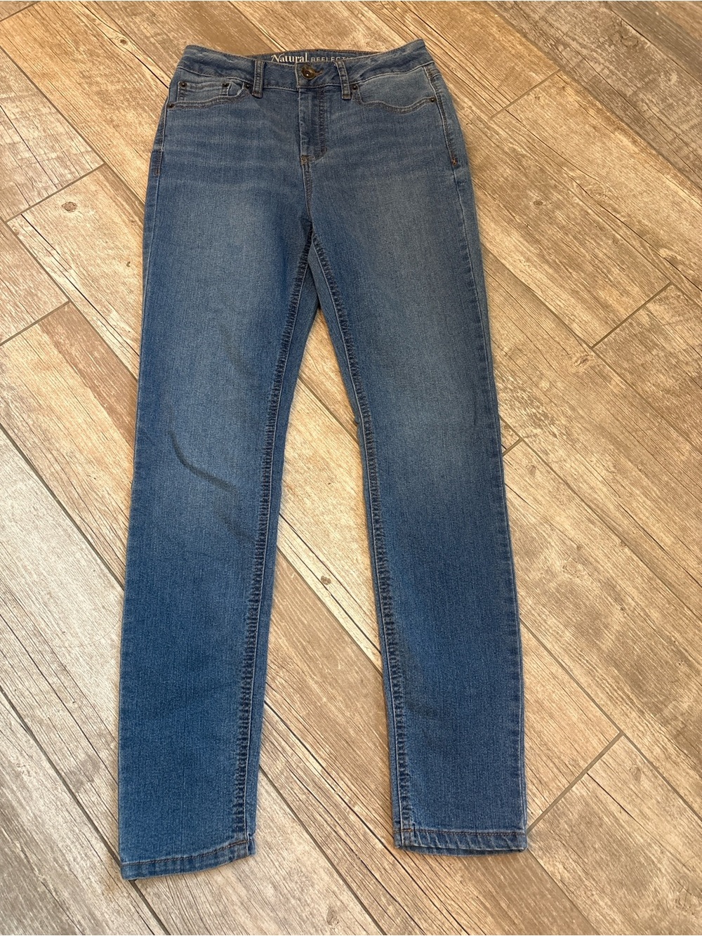 Natural Reflections Dark Blue Skinny Jeans